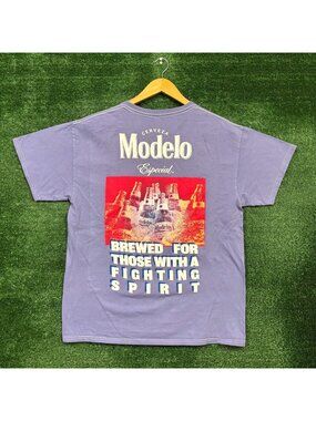 Cerveza Modelo Especial Fighting Spirit Beer T-Shirt Size Large